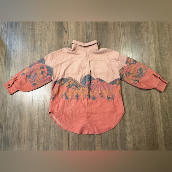 Free People We The Free Ruby Scenic Jacket-Sunset Combo-Size Medium - Picture 5 of 16
